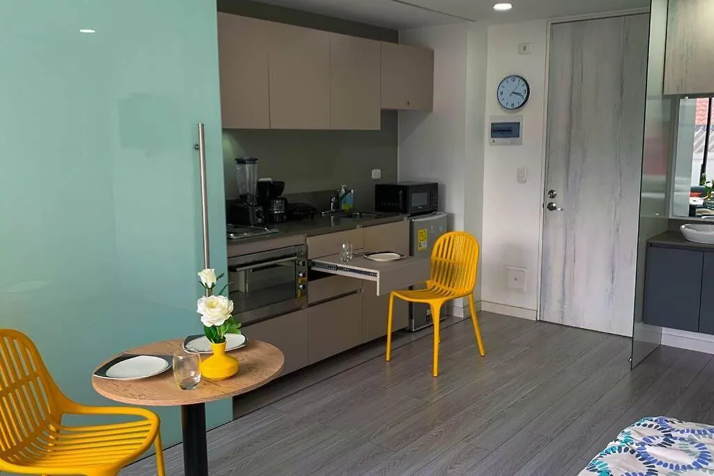 Aptotiv209 - Espectacular Aparta Estudio Tipo Loft - Chapinero - Wifi - Tv Μπογκοτά Κολομβία